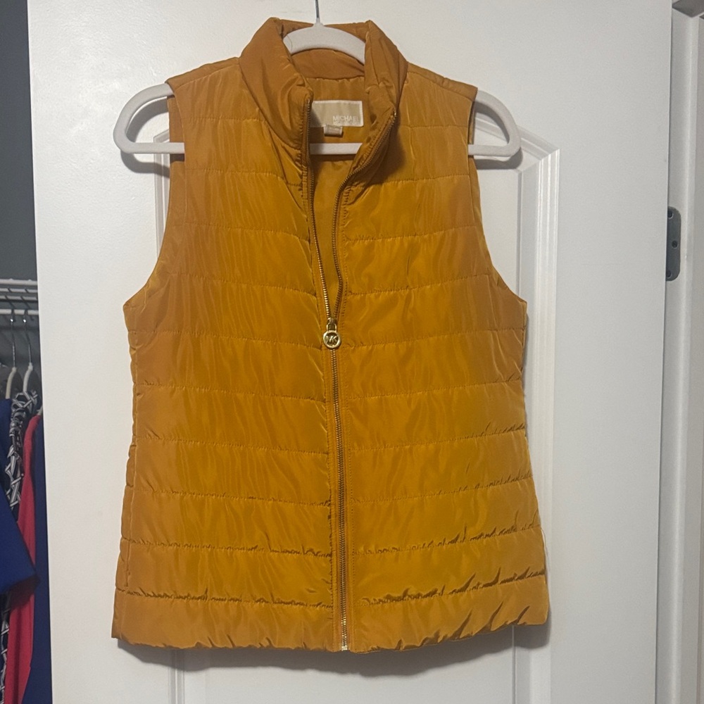 Mustard Yellow Puffer Vest